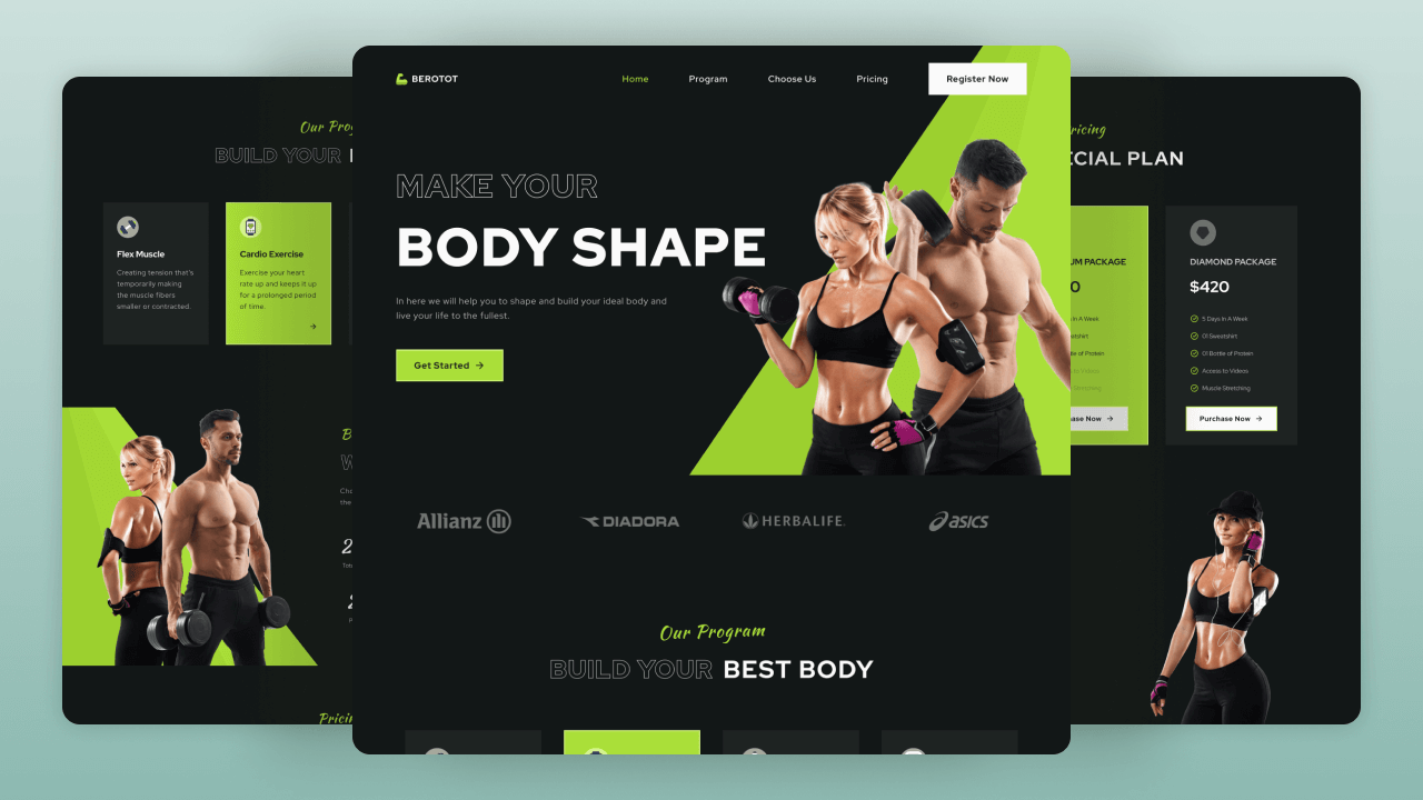 Responsive Gym Website Design